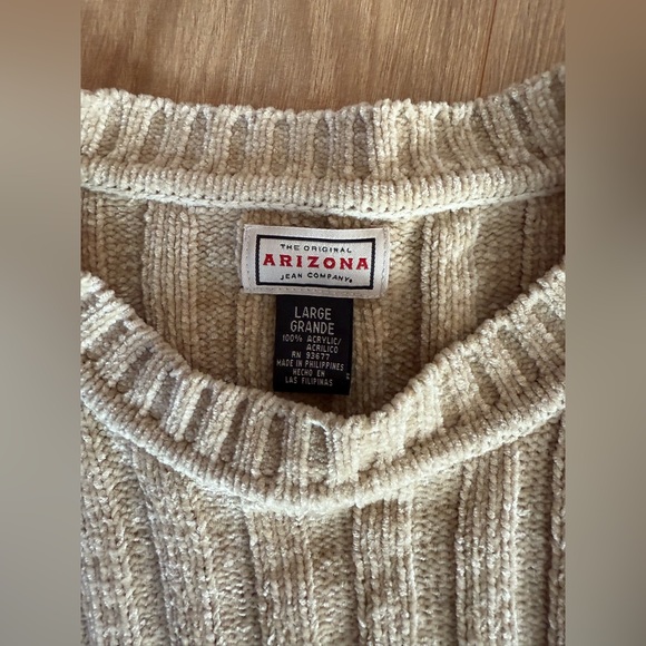 Vintage Tan Sweater Size Large - Picture 7 of 8